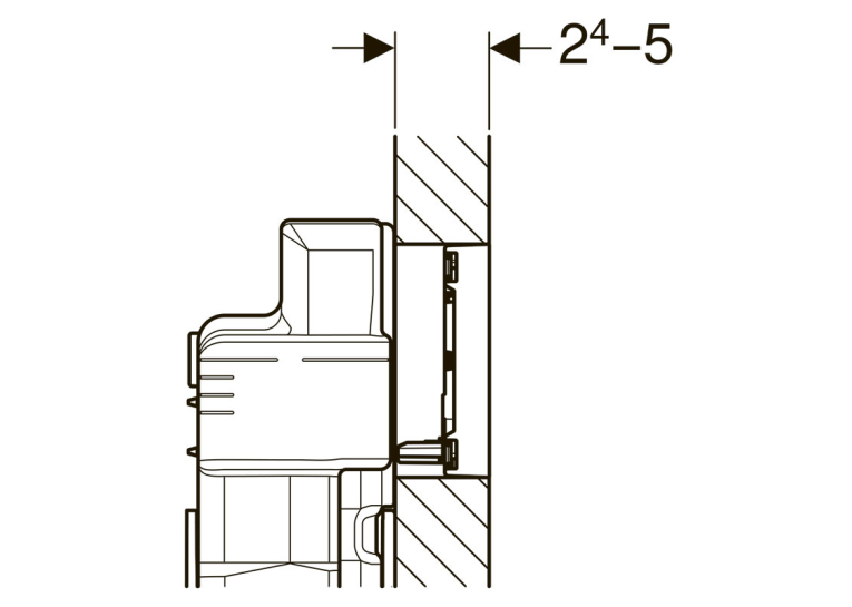  Кнопка змиву Geberit Sigma 60, скло каштанове 115.640.SQ.1