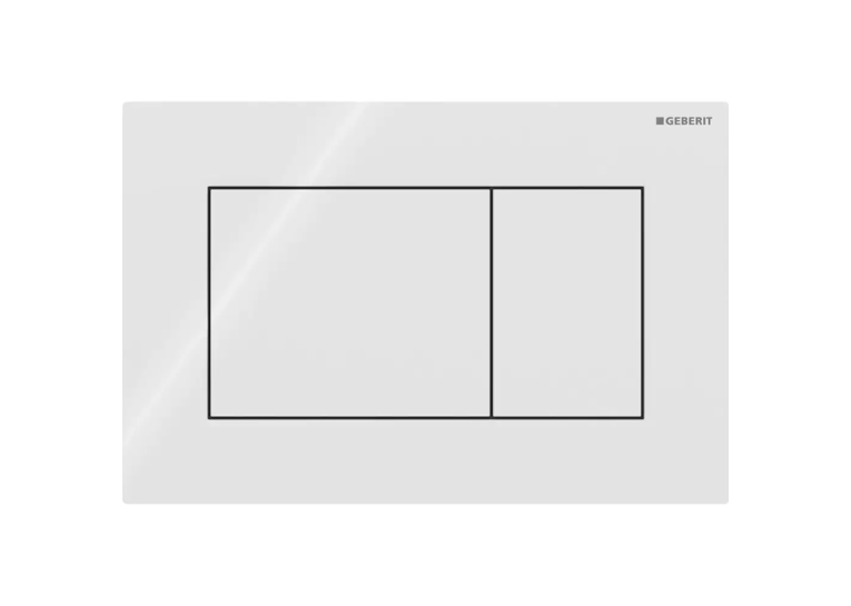 Кнопка змиву Geberit Sigma01 square 115.660.11.1 білий глянець