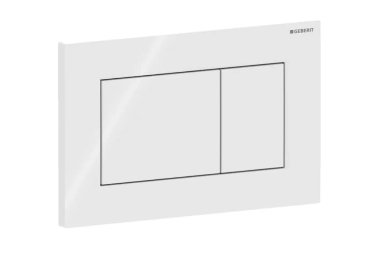 Кнопка змиву Geberit Sigma01 square 115.660.11.1 білий глянець