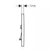 Кнопка змиву Geberit Sigma01 square 115.660.DW.1 чорний глянець