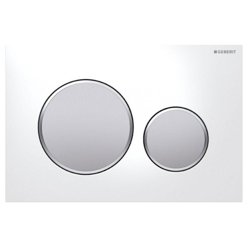 Кнопка змиву Geberit Sigma 20, білий/хром матовий/хром матовий 115.882.KL.1
