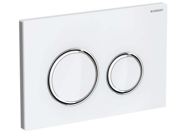  Кнопка змиву Geberit Sigma 21, скло біле 115.884.SI.1