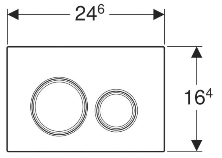  Кнопка змиву Geberit Sigma 21, чорне скло 115.884.SJ.1