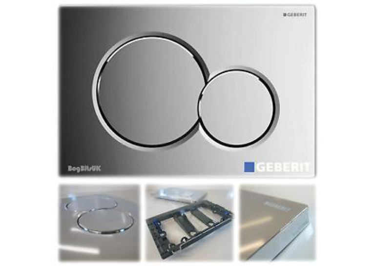Кнопка смыва Geberit SIGMA 01, пластик хром матовый  115.770.JQ.5