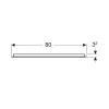 Зеркало Geberit Option Basic 80x70 cм, c LED подсветкой 502.807.00.1