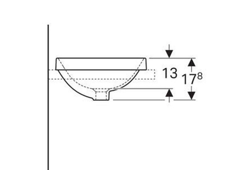  Раковина Geberit VariForm Ø40 см 500.703.01.2