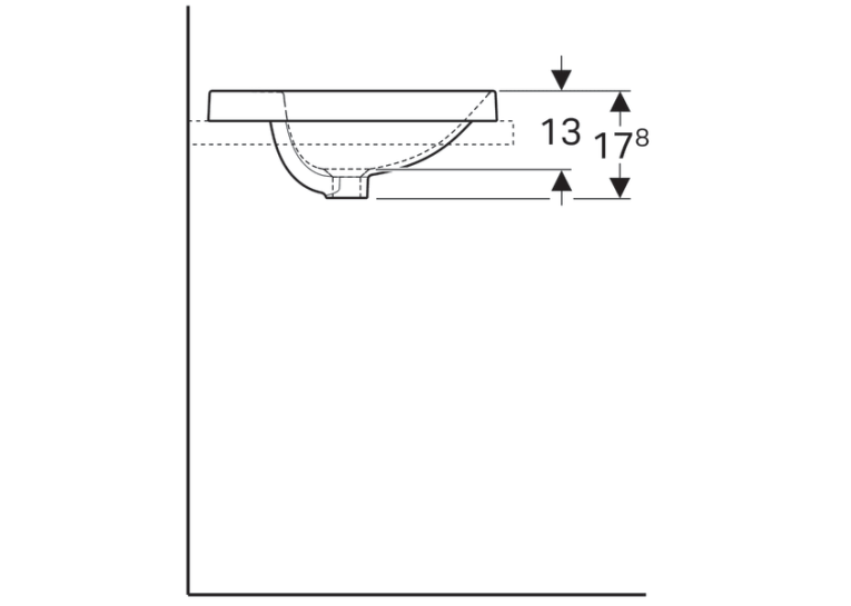Раковина Geberit VariForm Ø48см 500.705.01.2