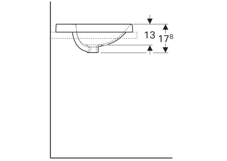 Раковина Geberit VariForm Ø48см 500.705.01.2