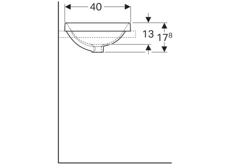 Раковина Geberit VariForm 60х40 см 500.729.01.2