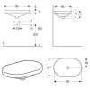  Раковина Geberit VariForm 60х40 см 500.731.01.2