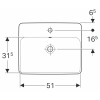  Раковина Geberit VariForm 55х40 см 500.741.01.2