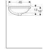  Раковина Geberit VariForm 50х46 см 500.753.01.2