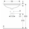  Раковина Geberit VariForm 50х46 см 500.753.01.2
