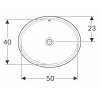  Раковина Geberit VariForm 50х46 см 500.753.01.2