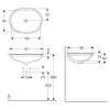 Раковина Geberit VariForm 60х45 см 500.757.01.2