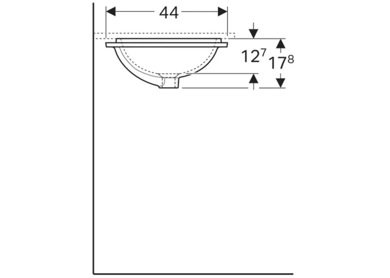  Раковина Geberit VariForm 45х44 см 500.763.01.2
