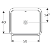Раковина Geberit VariForm 50х49 см 500.765.01.2