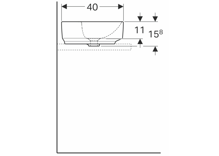 Раковина Geberit VariForm 50х40 см 500.775.01.2
