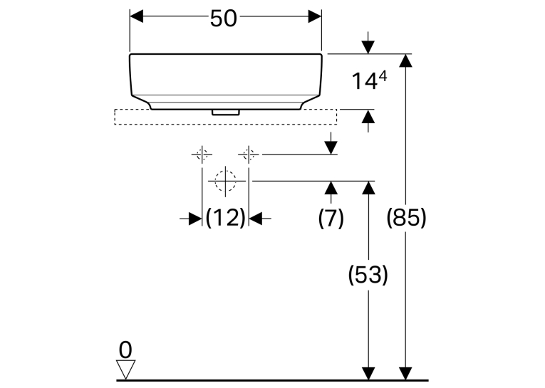 Раковина Geberit VariForm 50х40 см 500.775.01.2