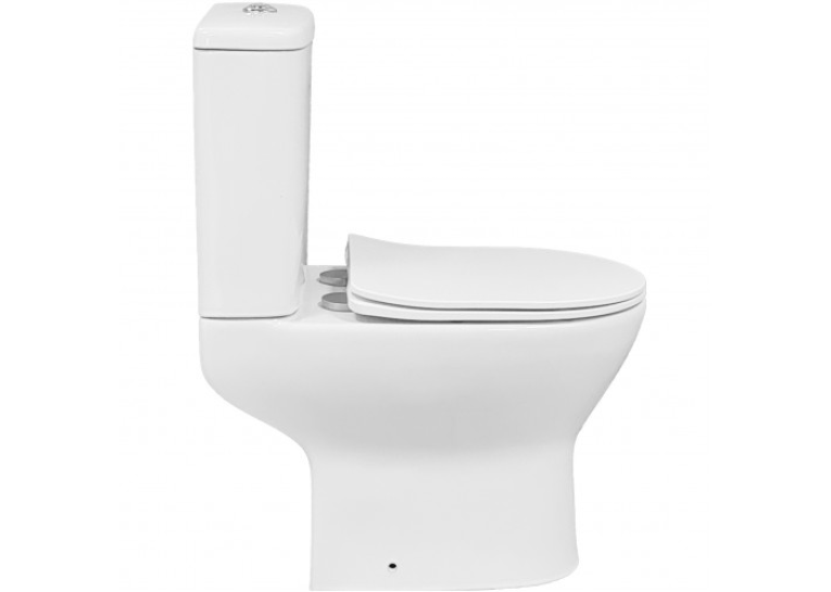  Унітаз компакт Grace RIVO білий із сидінням дюропласт UF, 48246 / CT8132
