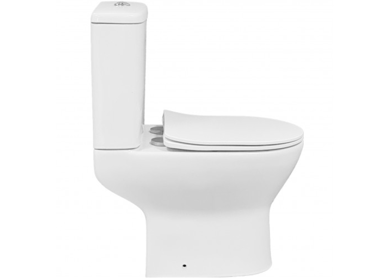  Унітаз компакт Grace RIVO білий із сидінням дюропласт UF, 48246 / CT8132