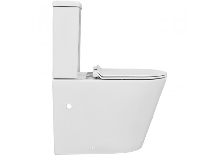  Унітаз компакт Grace MORI білий із сидінням дюропласт UF, 47948 / CT8172S
