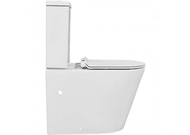  Унітаз компакт Grace MORI білий із сидінням дюропласт UF, 47948 / CT8172S
