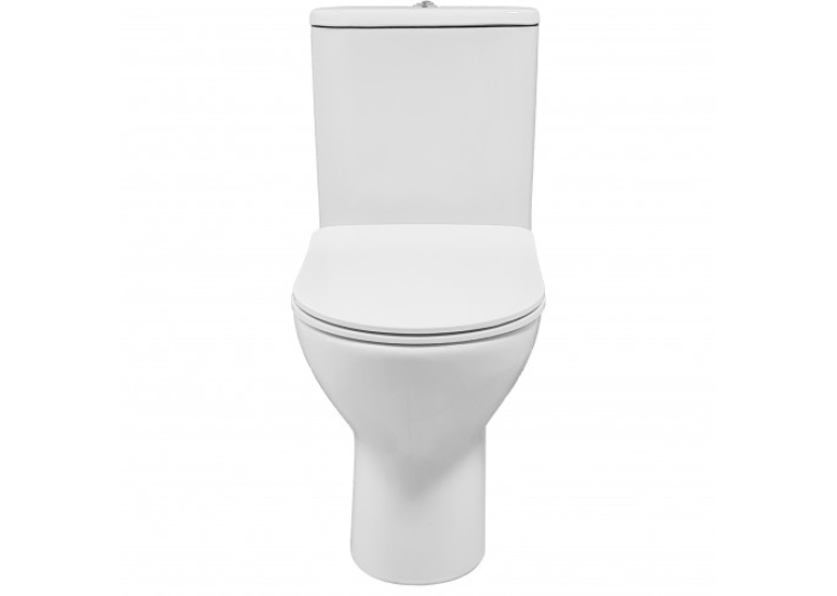  Унітаз компакт Grace LYRA білий із сидінням дюропласт UF, 47983 / CT8600C