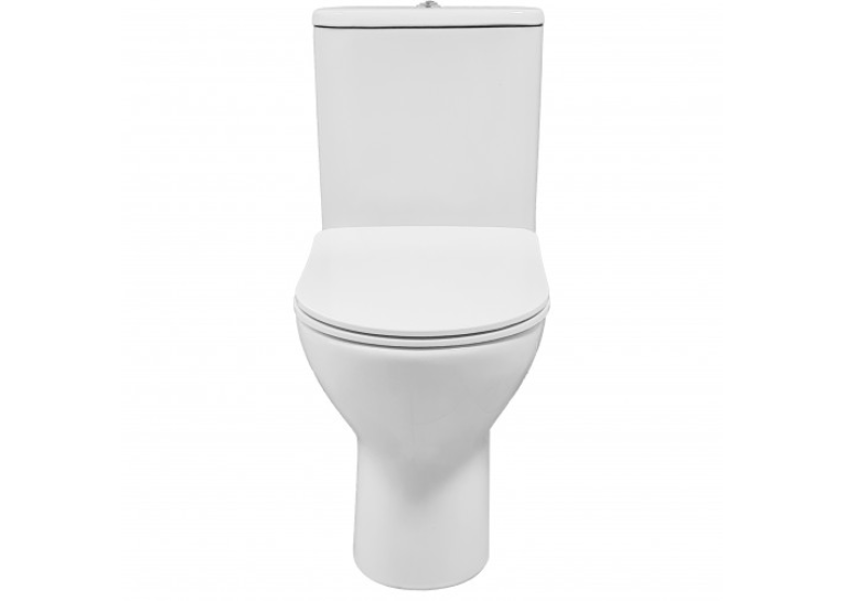  Унітаз компакт Grace LYRA білий із сидінням дюропласт UF, 47983 / CT8600C