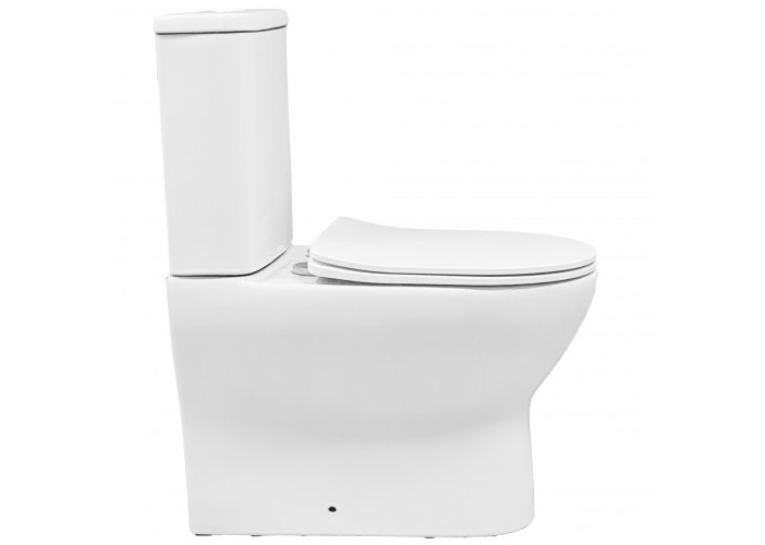  Унітаз компакт Grace LYRA білий із сидінням дюропласт UF, 47983 / CT8600C