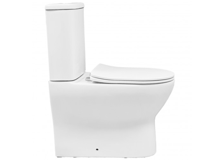  Унітаз компакт Grace LYRA білий із сидінням дюропласт UF, 47983 / CT8600C