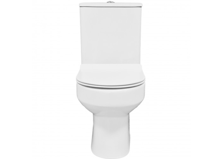  Унітаз компакт Grace TORA білий із сидінням дюропласт UF, 47984 / CT8602C