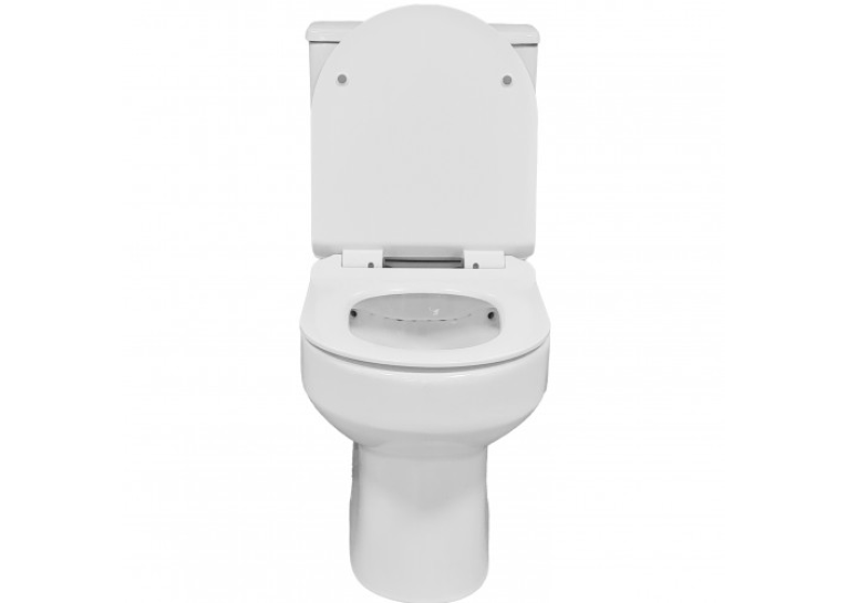  Унітаз компакт Grace TORA білий із сидінням дюропласт UF, 47984 / CT8602C