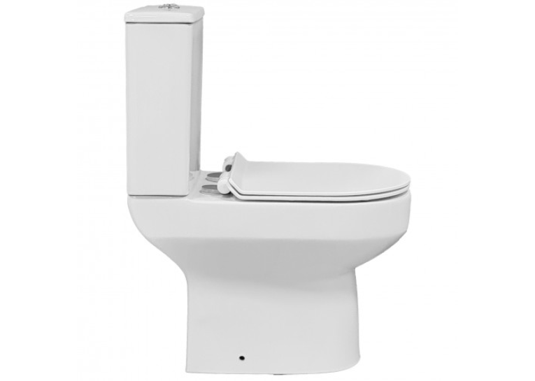  Унітаз компакт Grace TORA білий із сидінням дюропласт UF, 47984 / CT8602C