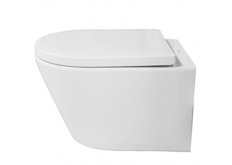 Подвесной унитаз Grace REM Vortex с сидением дюропласт soft-close, WH8001B