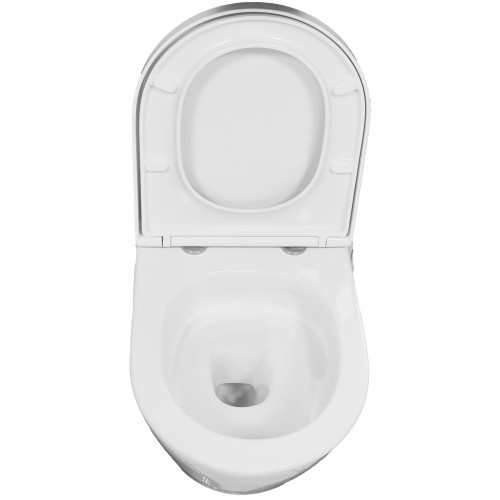 Підвісний унітаз Grace REM Vortex із сидінням дюропласт soft-close, WH8001B