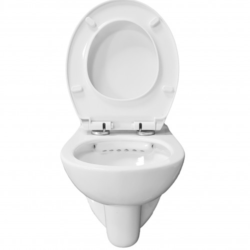 Підвісний унітаз Grace RIO RIMLESS із сидінням дюропласт soft-close, WH8005