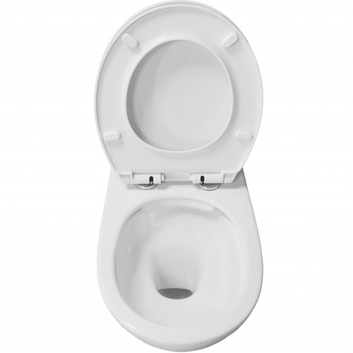 Підвісний унітаз Grace RIO RIMLESS із сидінням дюропласт soft-close, WH8005