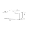 Вытяжка кухонная GRANADO Palamos 4613-700 White glass GCH461370055