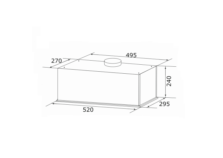 Вытяжка кухонная GRANADO Palamos 4613-1200 Black glass GCH4613120011