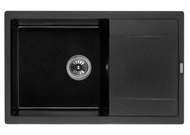  Кухонна мийка GRANADO Alicante Black Shine 2401