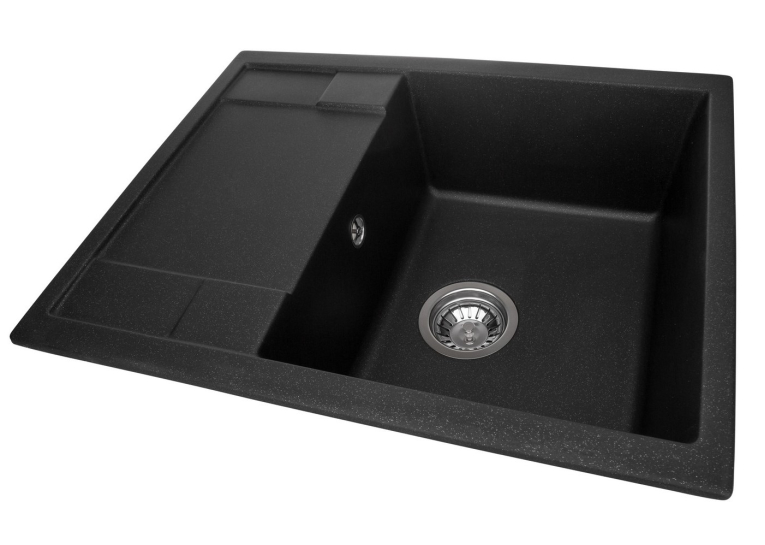  Кухонна мийка GRANADO Altea Black Shine 1301