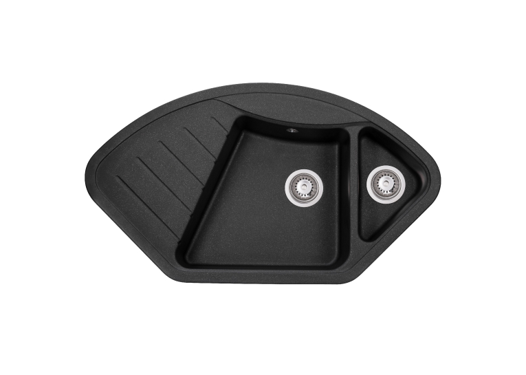 Кухонная мойка GRANADO Barcelona Black Shine 1101