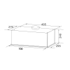 Вытяжка кухонная GRANADO Palamos 4713-1200 Black glass GCH4713120011