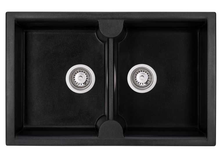  Кухонна мийка GRANADO Cordoba Black Shine 1201