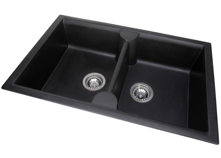  Кухонна мийка GRANADO Cordoba Black Shine 1201
