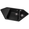 Кухонная мойка GRANADO IBIZA black shine (979*500mm.) 1801