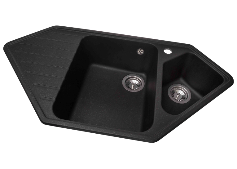Кухонная мойка GRANADO IBIZA black shine (979*500mm.) 1801