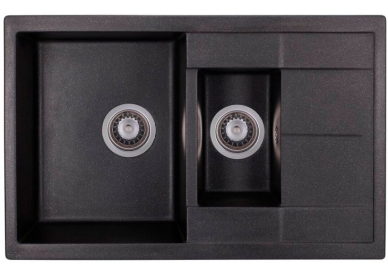 Кухонная мойка GRANADO LEON black shine (780*500mm.) 1001