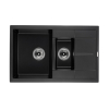 Кухонная мойка GRANADO LEON black shine (780*500mm.) 1001
